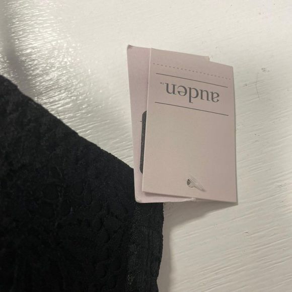 $ Auden Womens Push Up Demi Coverage Racerback Bra Size 36DD Black NWT - Picture 3 of 4